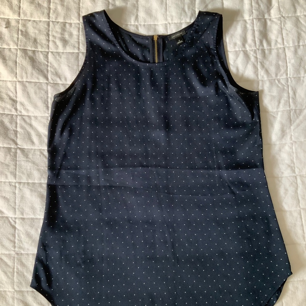 Navy blouse